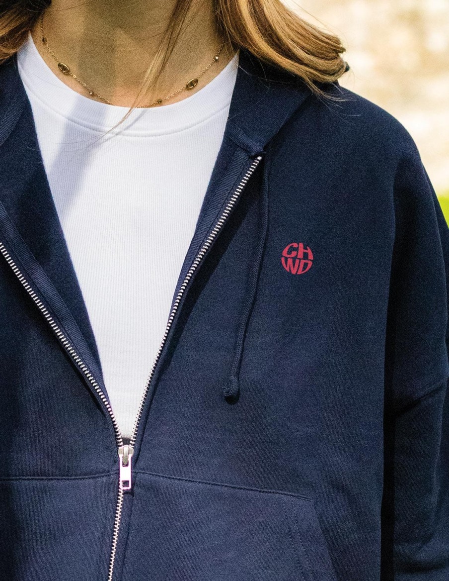 Hoodie Femme Zippé Good Vibes • Femme • Cherwood