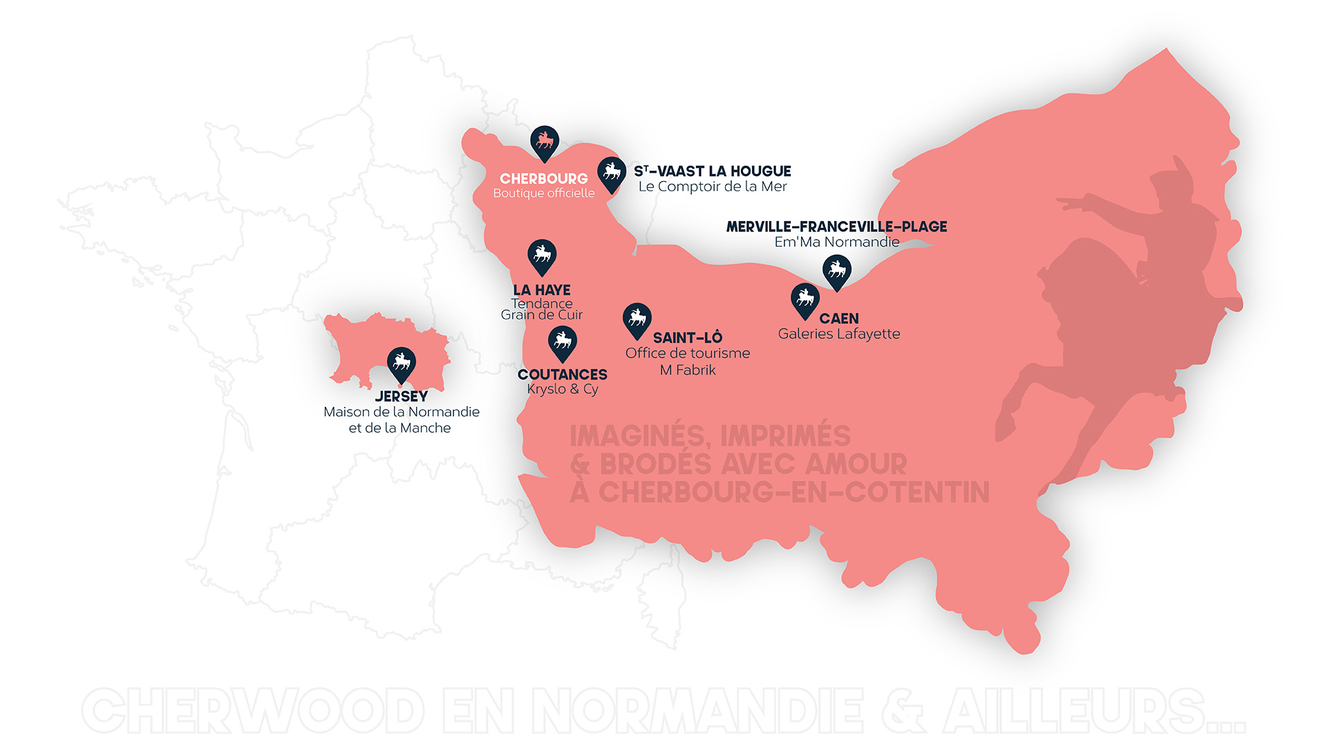 Cartes des revendeurs Cherwood