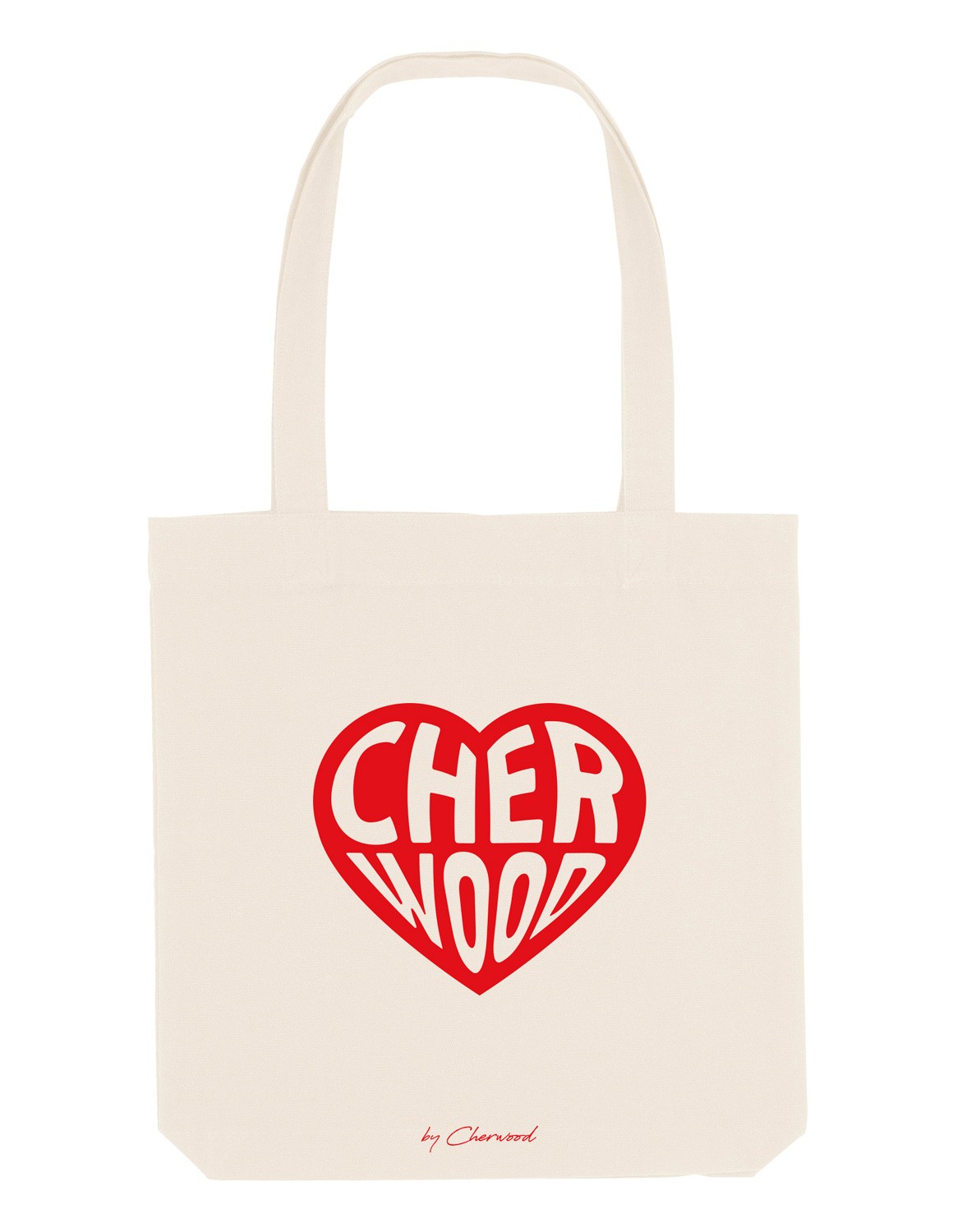 Sac Tote Bag Cherwood Love en coton et polyester recyclé by Cherwood - Main Image